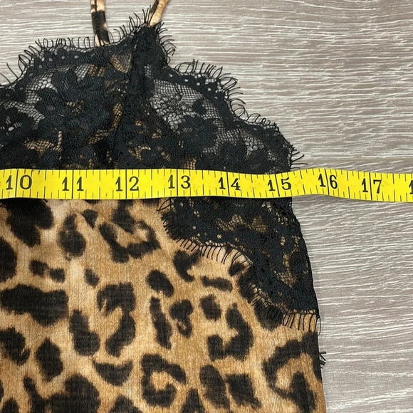 Zara Trafaluc Lace Trim Leopard Camisole Cami Tank Top S - Picture 8 of 14